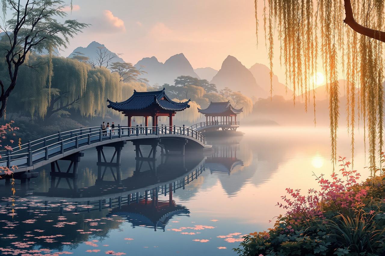 免费看短剧网站成功案例 - 杭州西湖文旅短剧《断桥烟雨》
